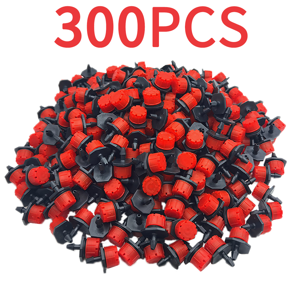 oasi 30-800X giardino 4/7MM micro ugello regolabile sistema di irrigazione a goccia 1/4 ''irrigatore anti-intasamento emettitore gocciolatore: nero