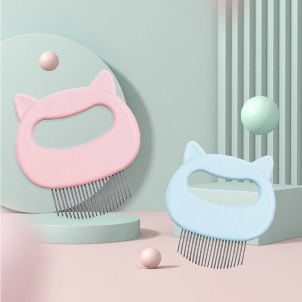 1 Pc Pet Kat Hond Massage Kam Shell Kam Grooming Ontharing Verlies Reinigingsborstel Multifunctionele Pet Grooming Hond Levert