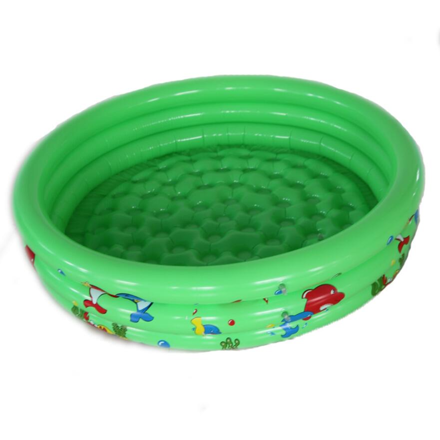 4 Colors 0-3 Years Old Baby Ocean World Inflatable Round Swimming Pool Bath Swimming Pool For Baby Kids: green