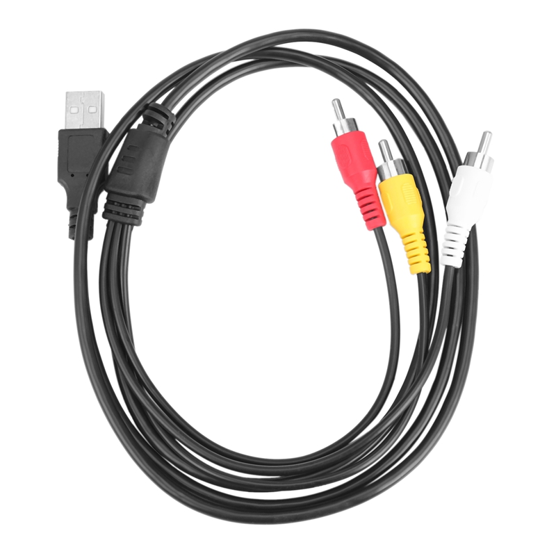 3 RCA to USB Cable