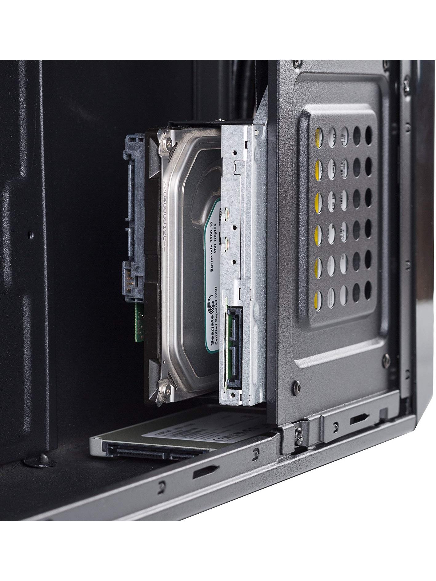 Caja de Ordenador SLM20 Formato Micro ATX | Estructura Acero | Torre de PC oficina | | Carcasa de acero