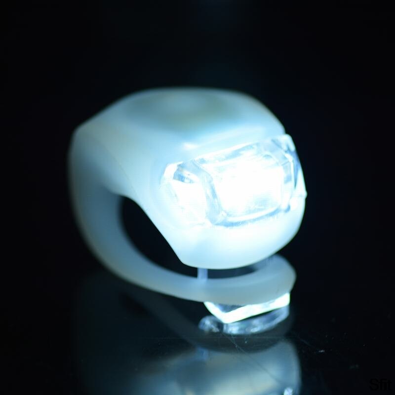 AG10 Mini LED Fahrrad Licht Silikon Fahrrad Lampe Hinten Rad Lenker Wasserdicht Radfahren Warnung Rücklicht Bunte Clip Lampen