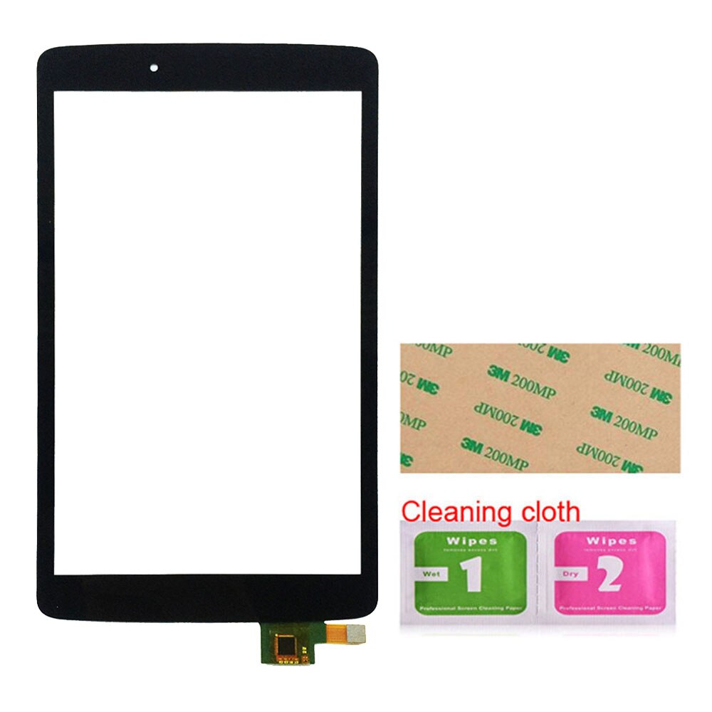 8.0'' Screen Touch For LG G Pad V480 V490 Touch Screen Digitizer Sensor Glass Panel Replacement Parts: Black
