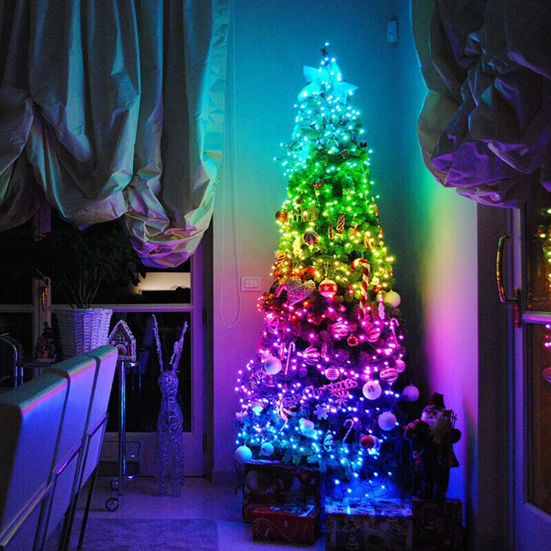 Led Gordijn Garland Op Het Raam Usb String Lights Fairy Festoen Afstandsbediening Jaar Kerst Decoraties Voor Huis Kamer