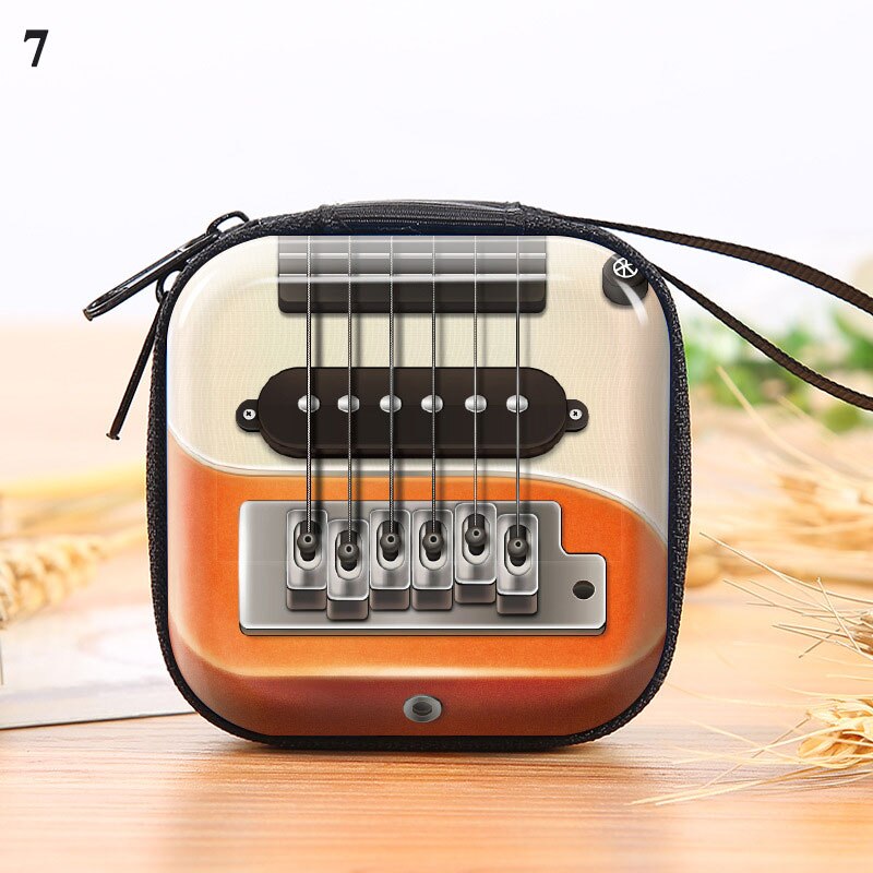 Tinplate Coin Purse Earphone Storage Bag Retro Record Tape Coin Purse Key Coin Coin Bag Coin Purse: 7