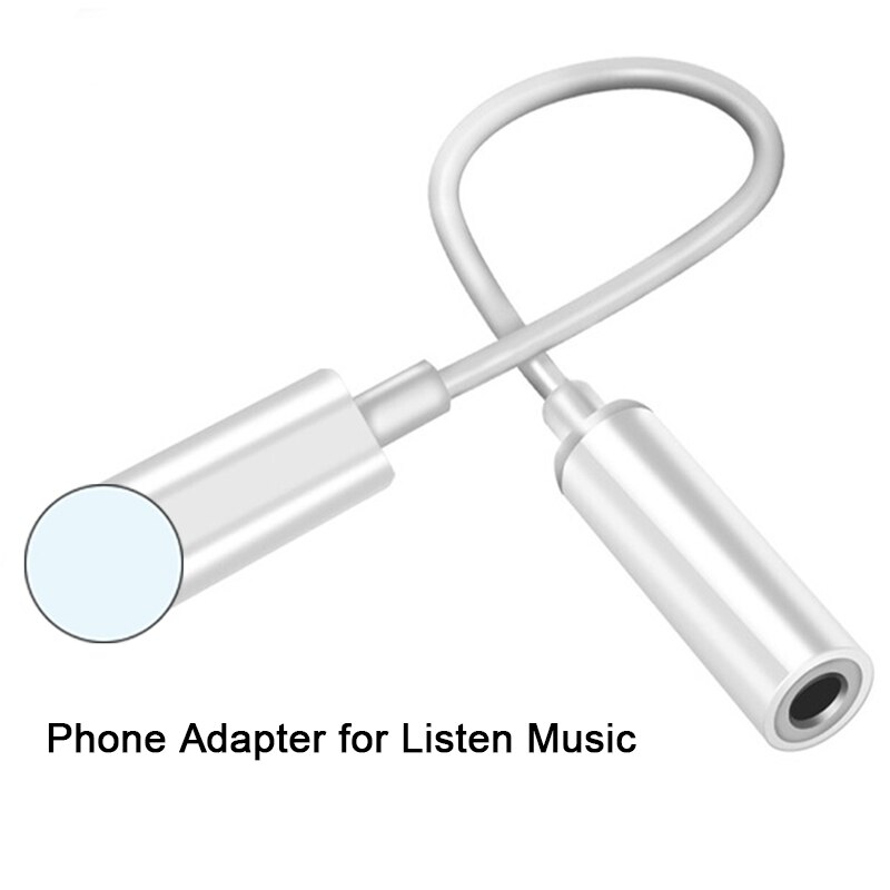 Headphone Adapter For iPhone 7 8 11 X XR AUX Earphone Adaptador on IOS 14 11 12 13 To 3.5mm Jack Female Male Charger Adapters