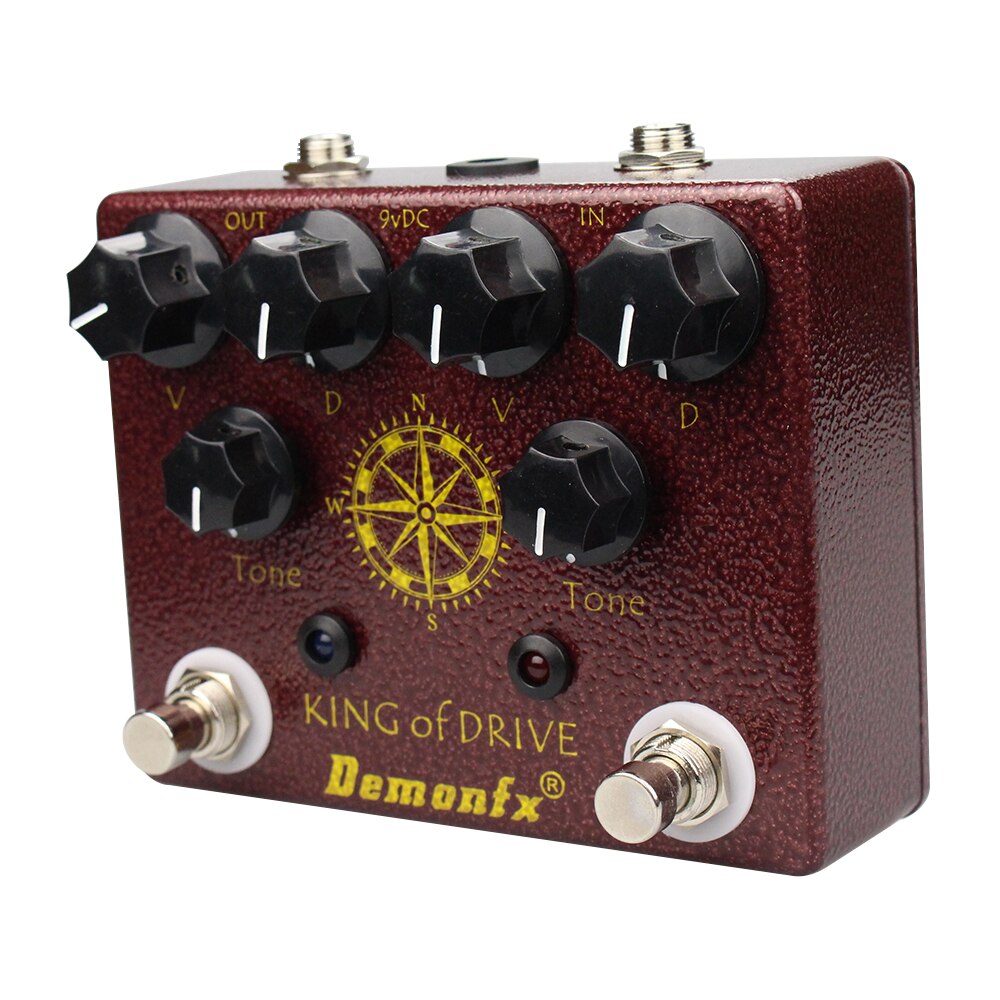 Demonfx king of drive king of clone overdrive kot king of tone effektpedal overdrive