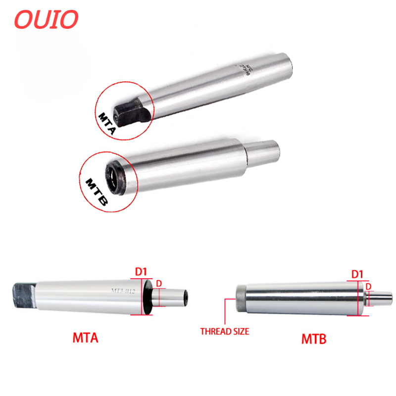 OUIO MT1 MT2 MT3 MT4 B10 B12 B16 B18 0,6-6/1-10/1-13/3-16/5-20 vástago Morse portabrocas cenador torno CNC máquina de taladro madera