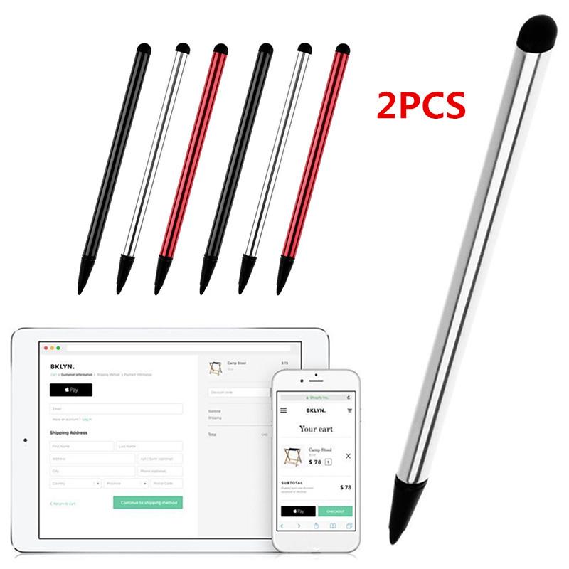 2Pcs Capacitive Pen Touch Screen Stylus Pencil Stylus Pen for iPhone iPad Tablet Universal