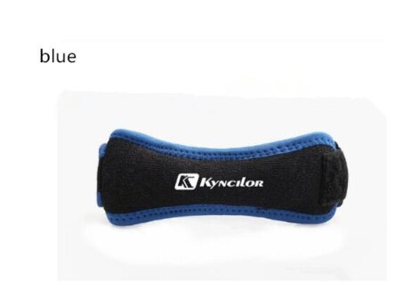 1PCS Adjustable Knee Patellar Tendon Support Strap Band Knee Support Brace Pads for Running basketball Outdoor Sport: BBX35-Blue