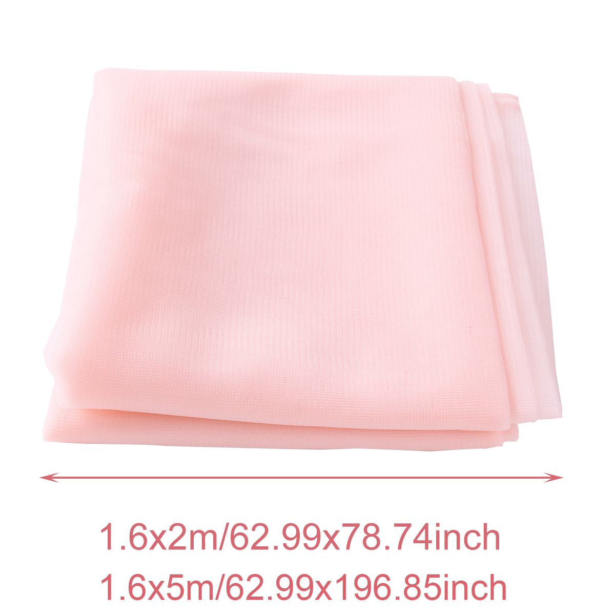 Tissu drapé pour arche de mariage, tissu transparent organza, toile de fond de fête d'anniversaire, décoration de chaise de mariage, rouleau de tulle, 2 m, 5m: L / Olive