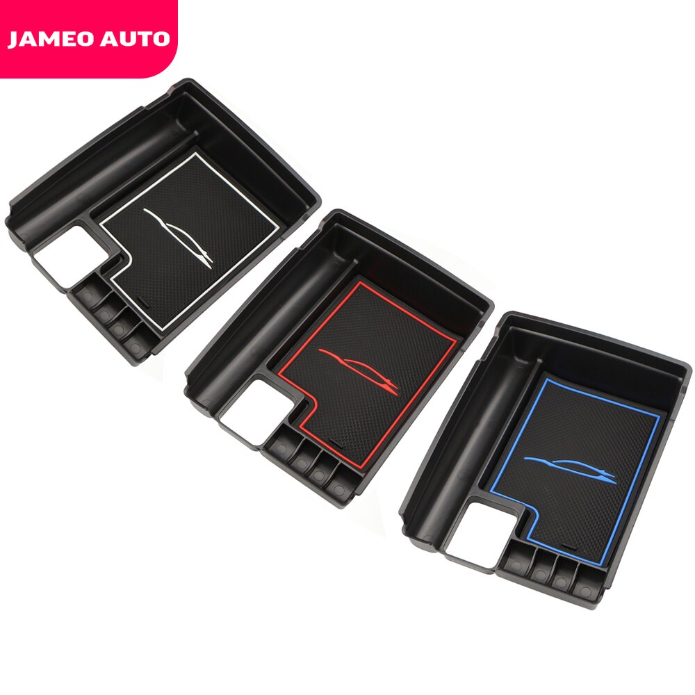Jameo Auto Car Interior ABS Armrest Box Storage Boxes Case for Nissan X-trail Xtrail X Trail T32 Rogue - Accessories
