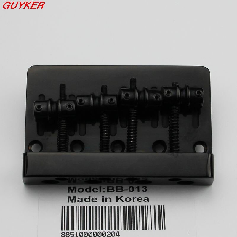 4 string Hardtail Bridge for Electric Guitar Bass Replacement String Spacing 19mm BB013