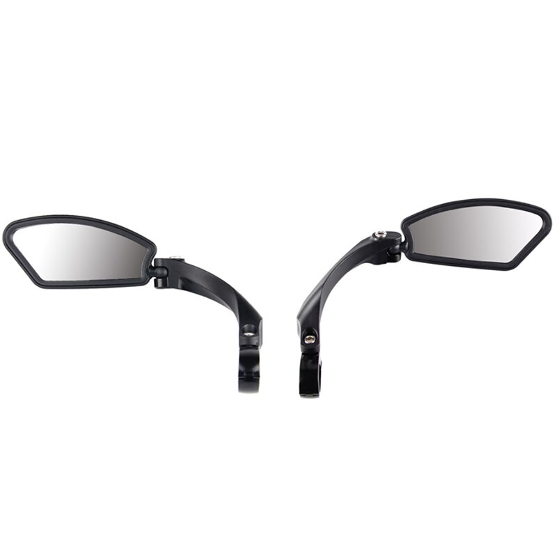 Naait-Hafny 1Pc MR080 Rvs Lens Fiets View Spiegel Clear Breed Scala Back Zicht Bike Reflector Hoek verstelbare