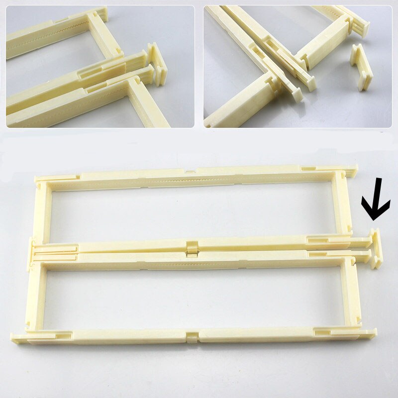 2pcs plastic comb foundation frame multi-function bee frame beehive for beekeeping tools honey bee nest for honeycomb harvest