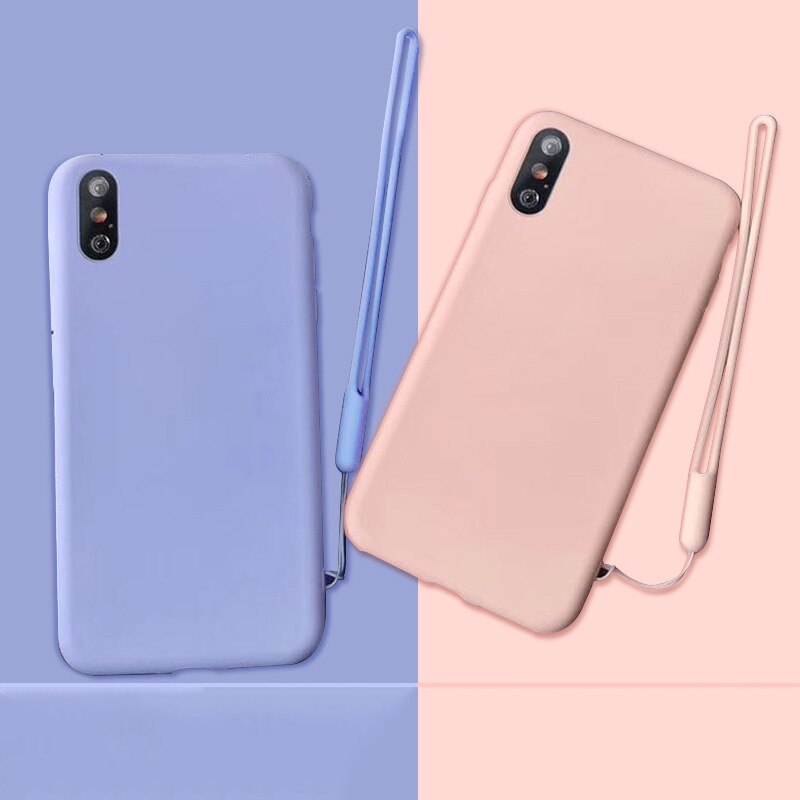 Silicone Cell Phone Lanyard for iPhone Xiaomi Phone Wrist Straps String Keychain Camera Strap ID Card Gym for USB Flash Drives