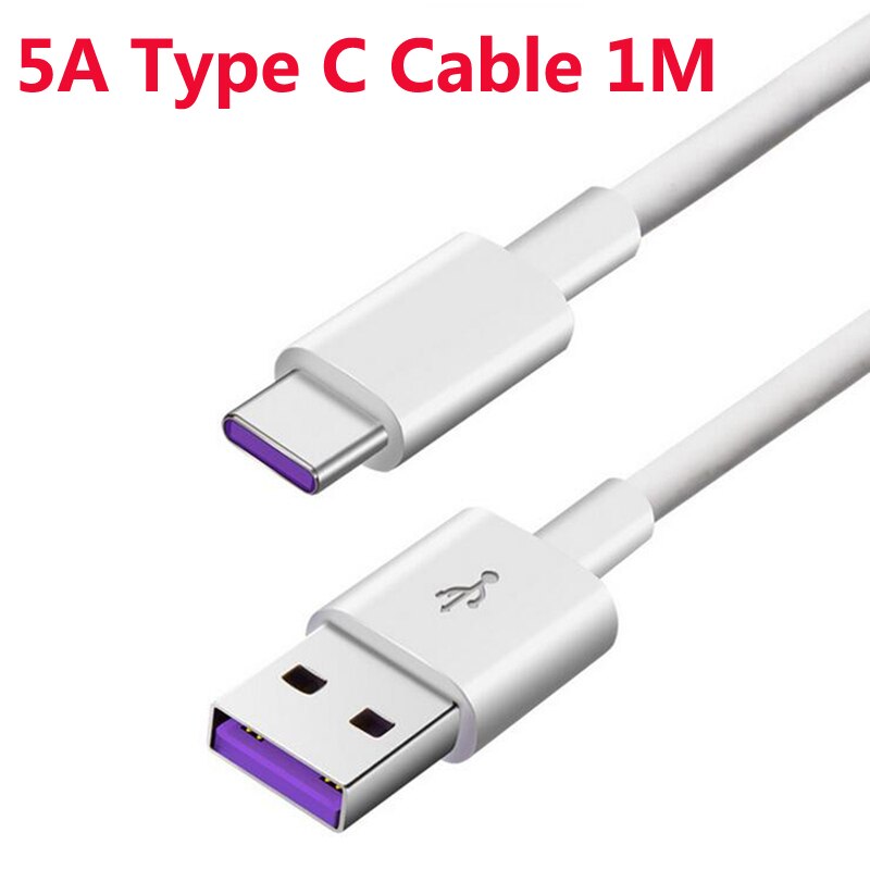 5A Type C Data Charge Cable For Xiaomi 8 9 9T A3 Note 10 CC9 Pro Redmi 7A 8 8A Note 7 8 Pro Mobile Phone QC 3.0 USB Fast Charger: 5A Cable