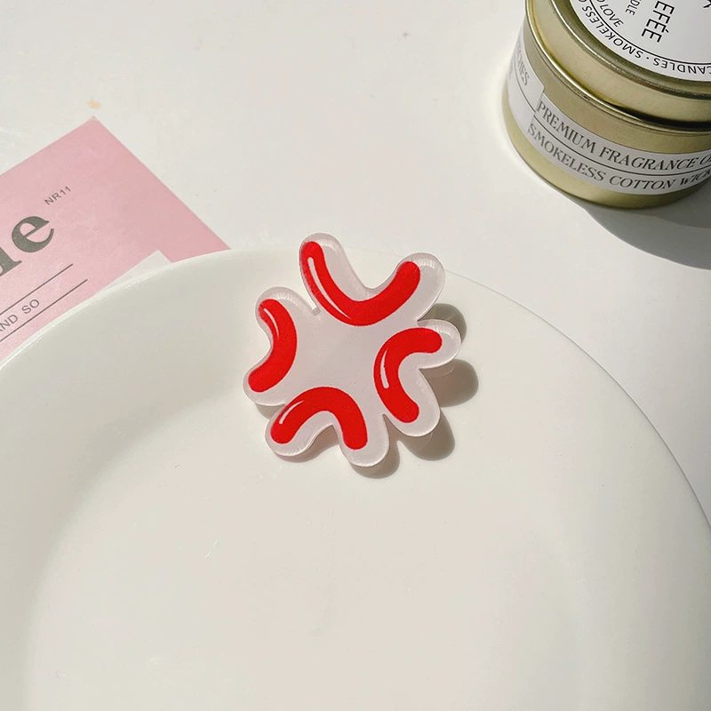 Pinces à cheveux couteau d'émulation, , drôle et , ampoule Emoji, épingles à cheveux, pince à bec de canard, accessoires pour cheveux pour filles, pince à frange latérale: WHITE