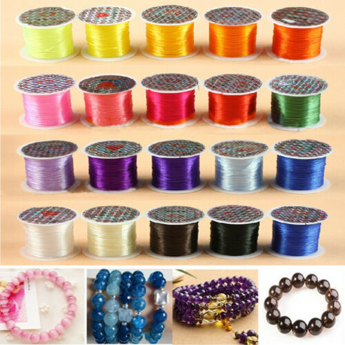 Milticolor Strings Multicolor Strong Elastic Stretchy Beading Thread ... – Vicedeal
