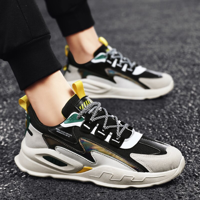 Spring and Autumn Men&#39;s Casual Shoes Shock Absorption Wear Shoes Lightweight Outdoor Shoes Non-slip Breathable Shoes 44