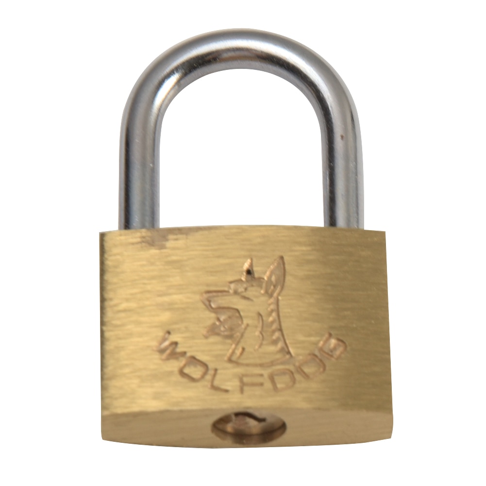 Wolf Dog Copper Padlock Wolf Head Brass Lock Small Locks Door Locks 20mm 25mm 30mm 40mm Not Rust Lock Core Include 3 keys