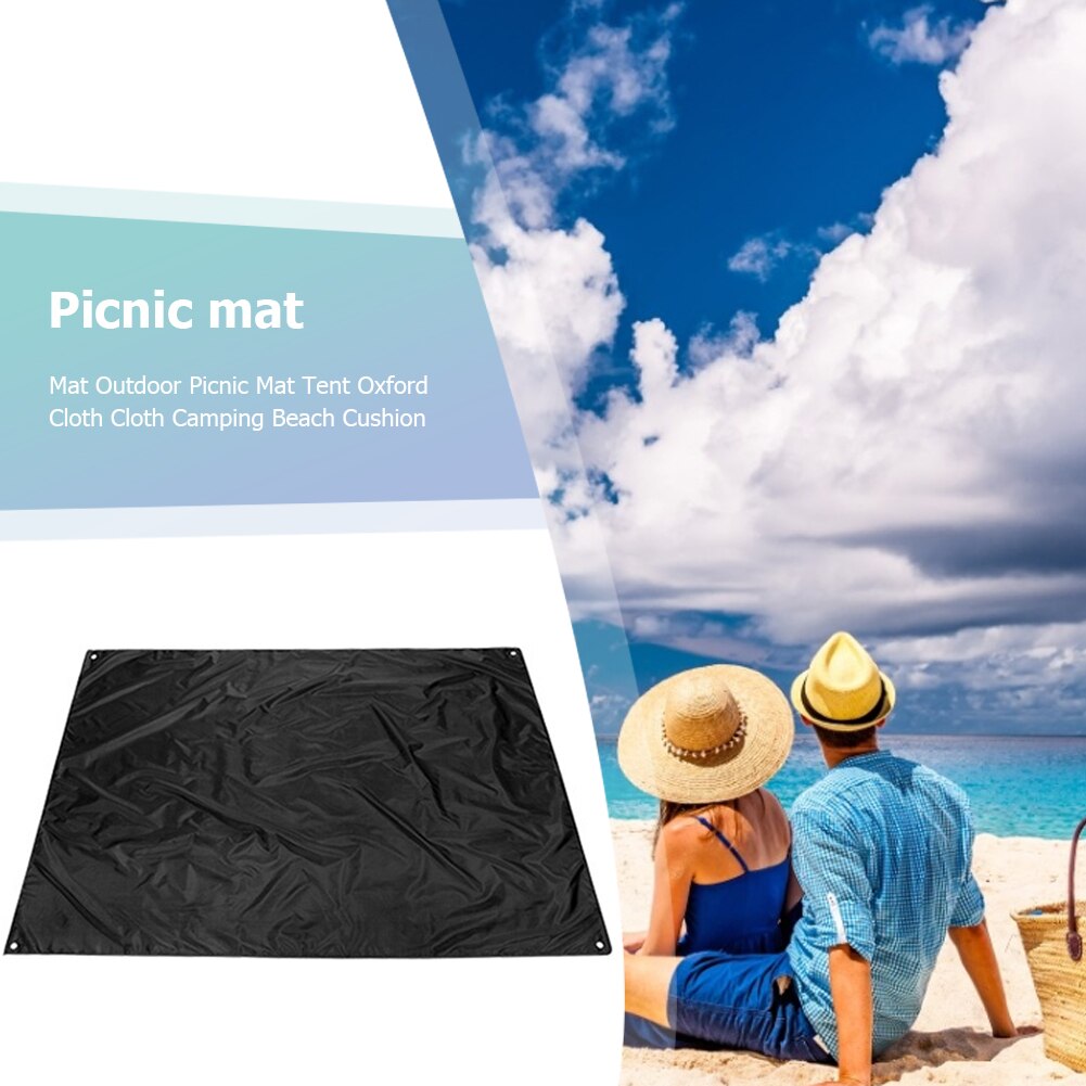 210 x 150cm tragbare picknickdecke, wasserdichte sandstrandmatte, faltbare decke für outdoor-camping, strandzubehör