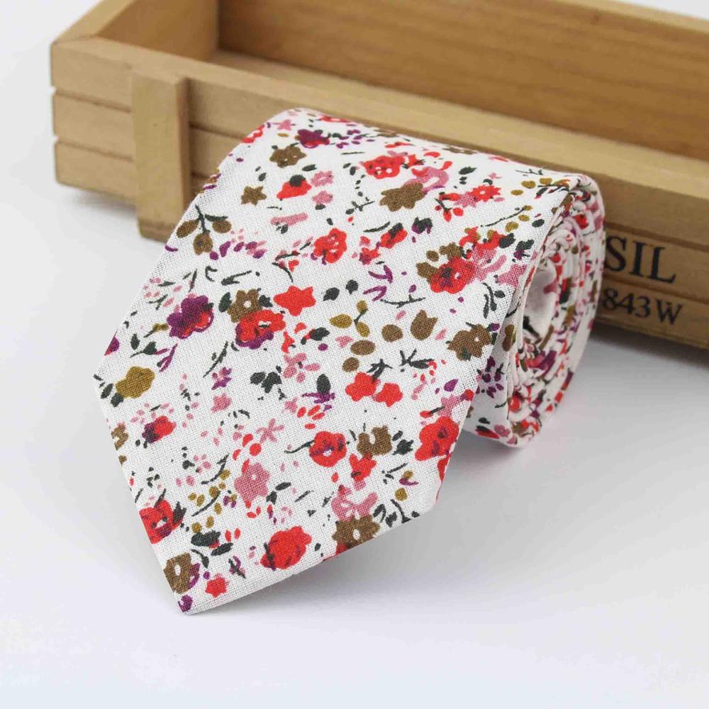 Herre slips 100%  bomuld slips print klassisk slips til mænd business casual desinger mænd slips