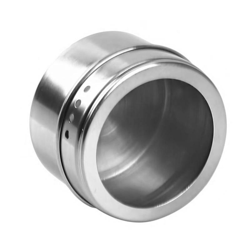 Magnetic Dustproof Visible Salt Pepper Shakers Container Bottle Box Spice Set Seasoning BBQ Gadget Indian Spice Jar Kitchen X5X4