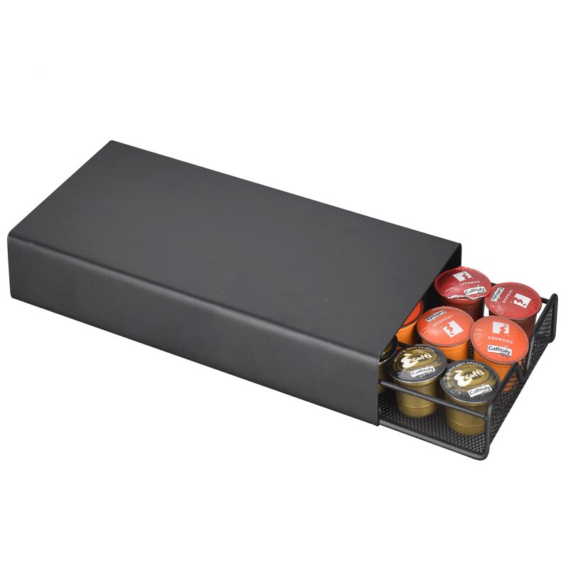 Coffee Pod Holder 72pc K-Cup Nespresso Dolce Gusto Lavazza Coffee Capsule Display Storage Stand Chrome Tower Mount Rack