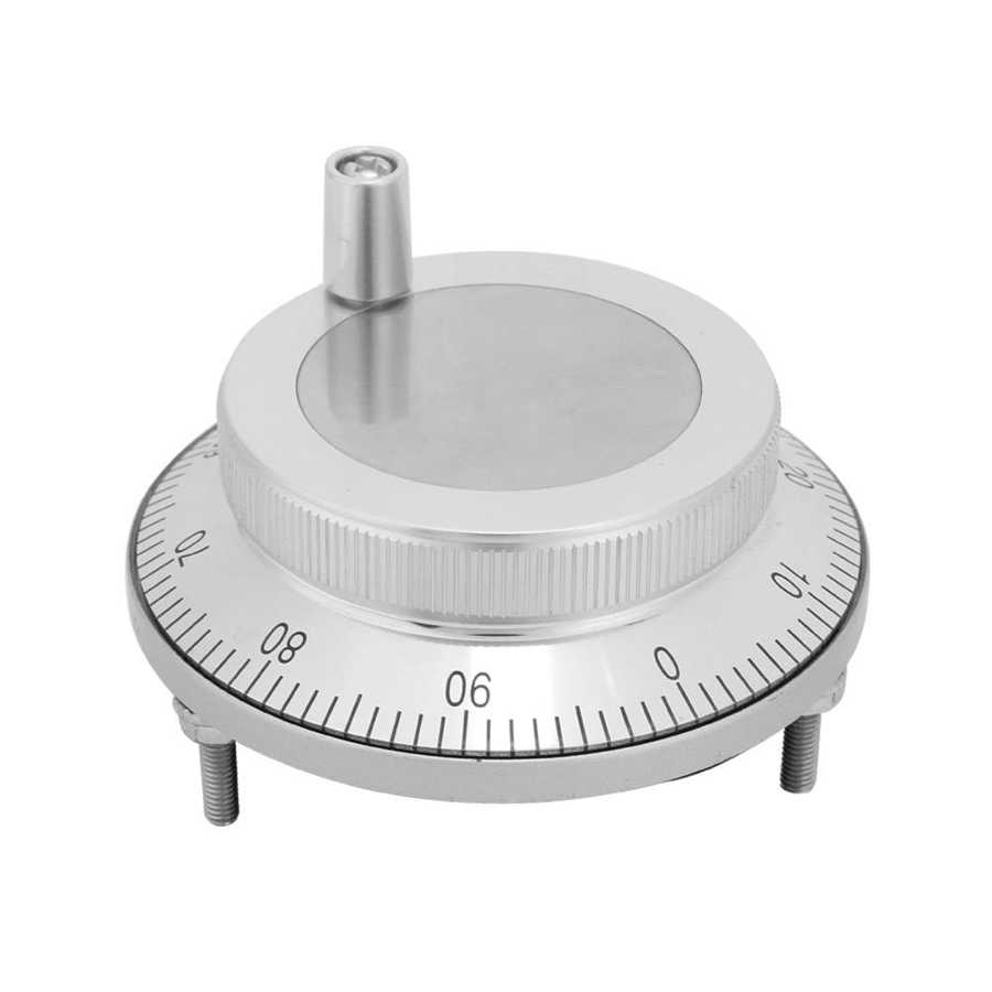 CNC Handwheel 80mm 6Pin CNC Pulser Handwheel 5V 100PPR Manual Pulse Generator Rotary Encoder