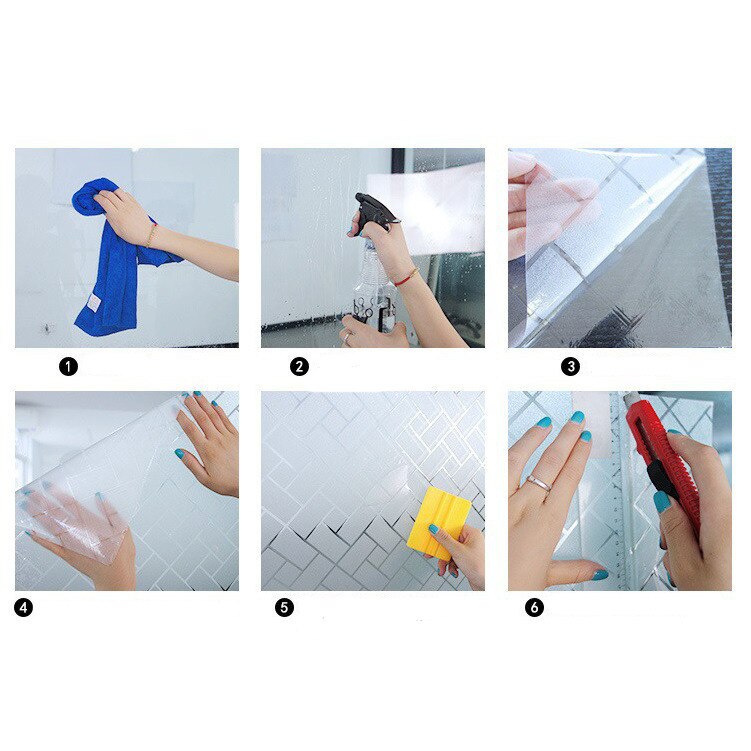 3D anti-static Glass Sticker Opaque Flower Film On Glass Self-Adhesive Window Film Window Sticker Paper Adhesive Decor 3