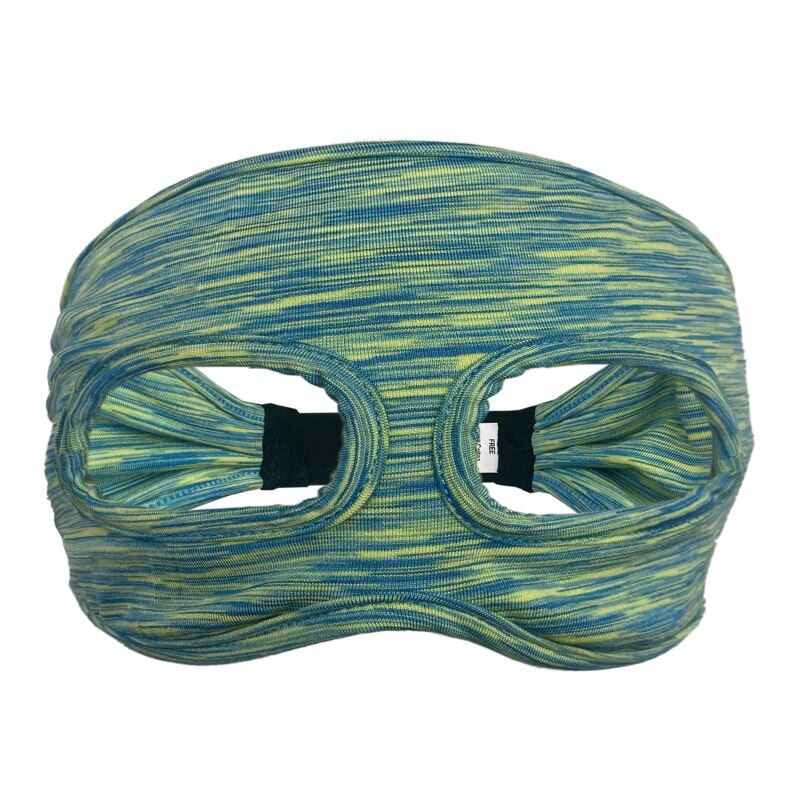 2022 Upgraded Sweat Proof VR Eye Mask Headset Face Sweat Proof Cover Immersive VR Gaming Experience Headset Accessories: Green pattern