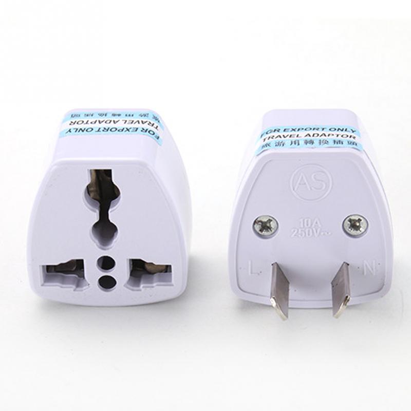 Universal EU UK AU to US USA Power Adapter Travel Plug Converter 2 Flat Pin