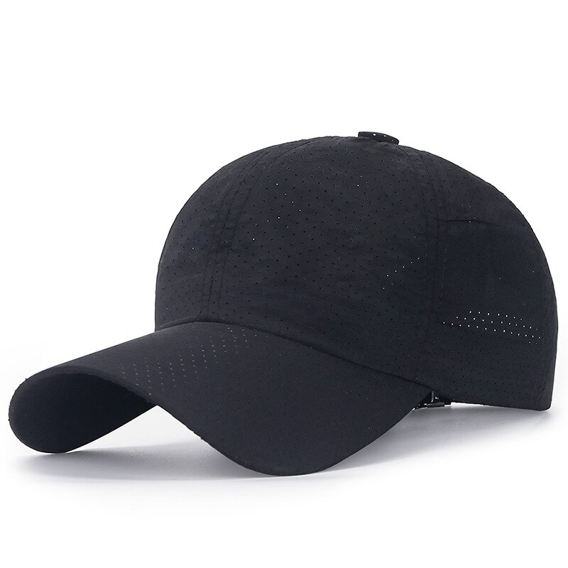 Cokk sommer baseball kasket hurtigtørrende sommerhatte til kvinder mænd unisex solskærm udendørs sport kasket åndbar snapback solhat
