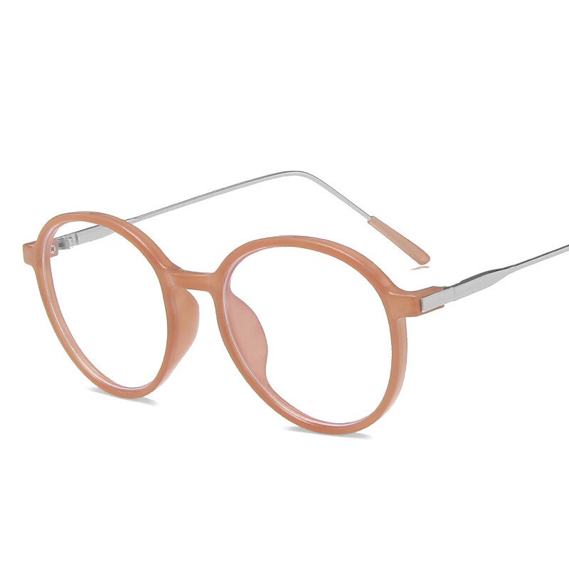 Anti-blauw licht retro brilmontuur volledig montuur heldere glazen effen bril trendy brilmontuur oogbescherming: T3