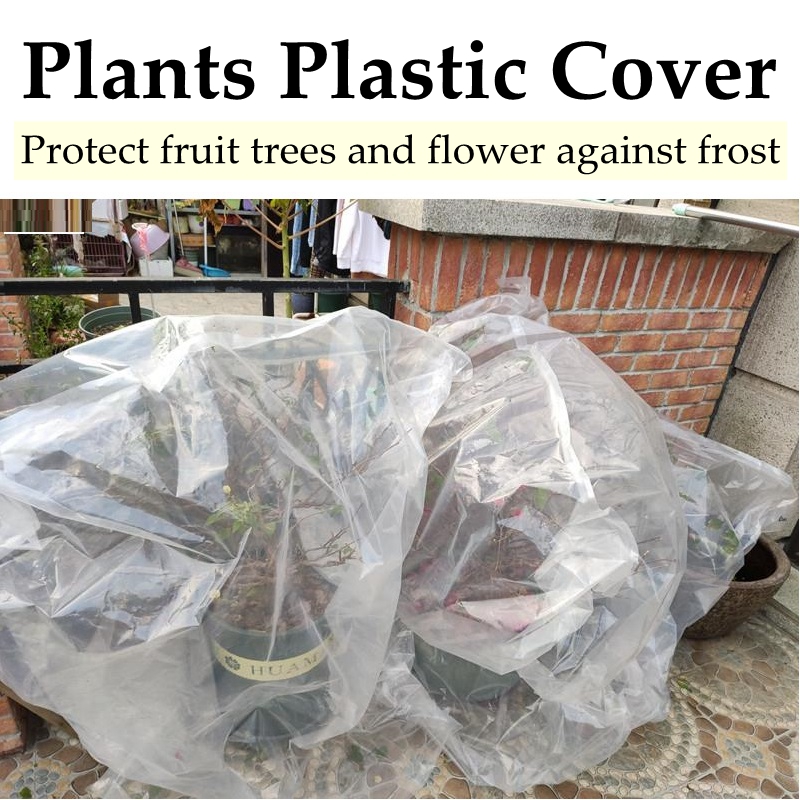 Planten Plastic Cover Fruit Bomen Anti-Freeze Film Tas Kas Winter Warmte Behoud Anti-Koude Stof Anti-vorst Cover