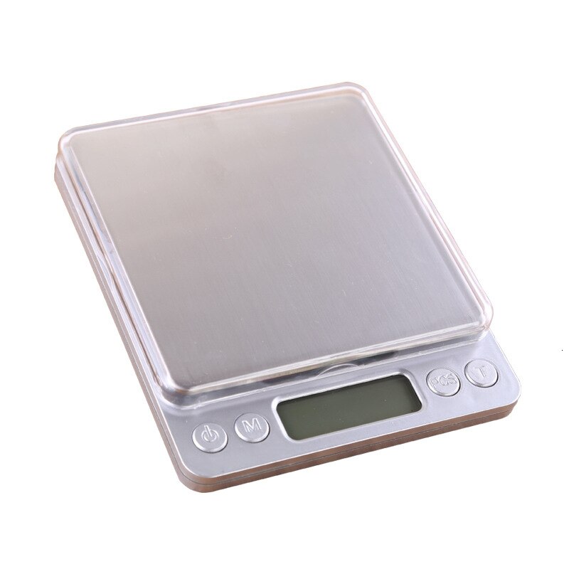 1Kgx0.1g Digital Kitchen Scale Mini Pocket Electronic Gram Balance Weight Stainless Steel Precision Jewelry Gold Food Scales: 3kgx0.1g