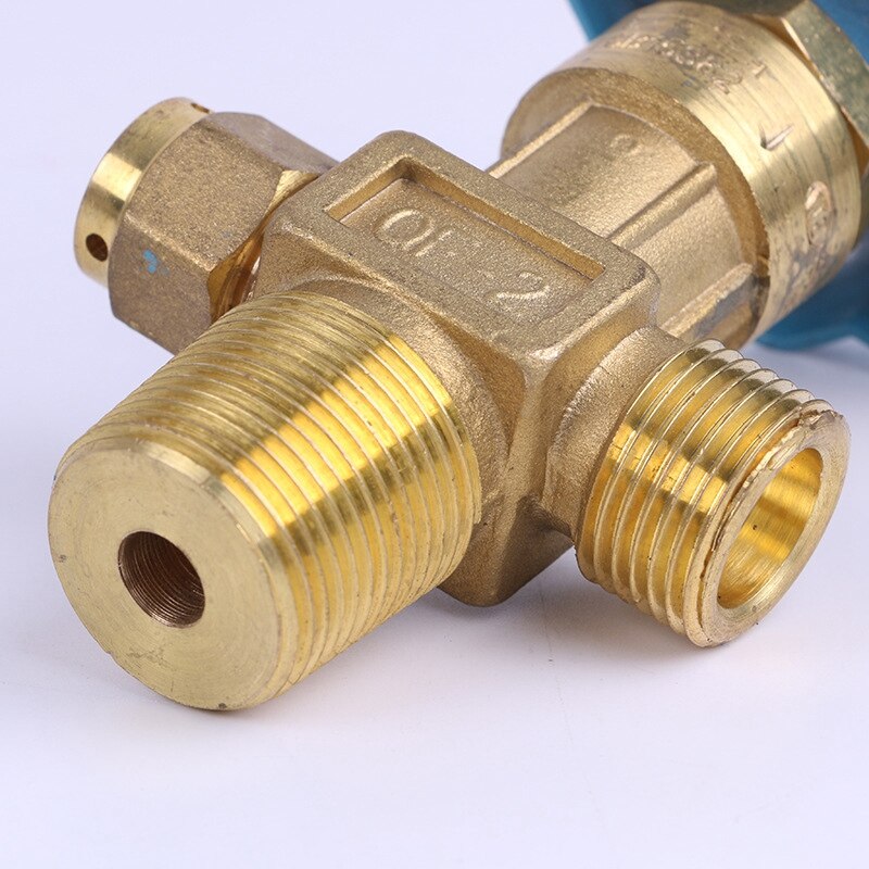 DN4 15MPa Oxygen Cylinder Valve Qf-2 Oxygen Valve Copper Oxygen Cylinder Nozzle Steel Cylinder Head Accessories
