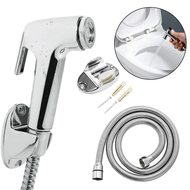Toilet Bathroom Hand Held Handheld Sprayer Shower Bidet Spray Hose Holder