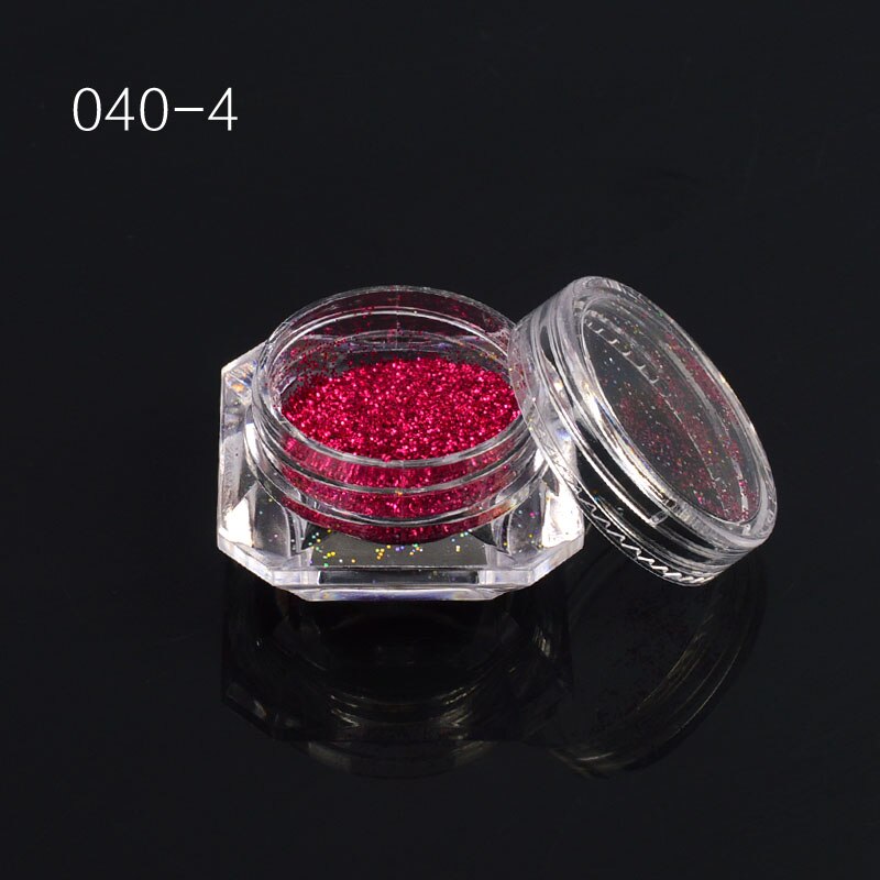 Olografica di Zucchero In Polvere glitter per unghie Polvere di Sabbia Estate Unghie artistiche Pigmento Manicure Capovolge La Decorazione 12 Colori Disponibili: 040-04
