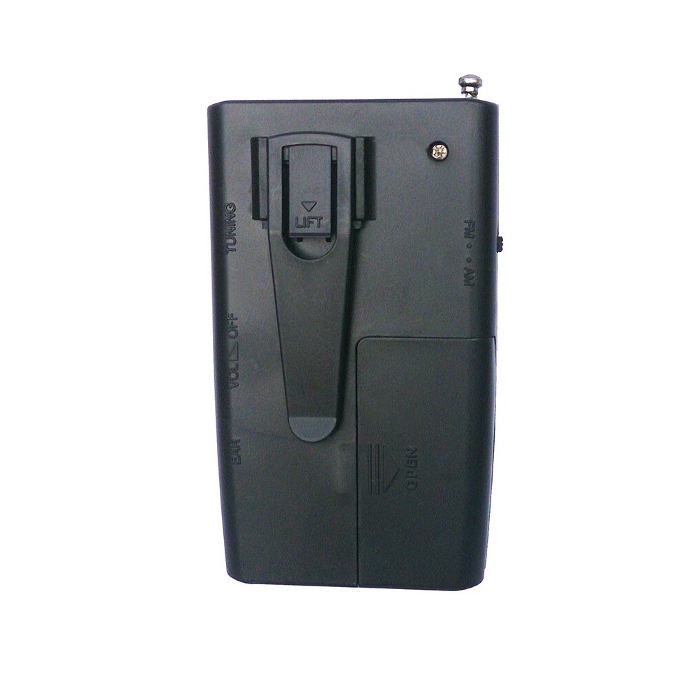 FM AM Pocket Radio Receiver Loundspeaker Digital Music Player MP3 Portable Radio receiver Fit Outdoor Camping Elderly BC-R20