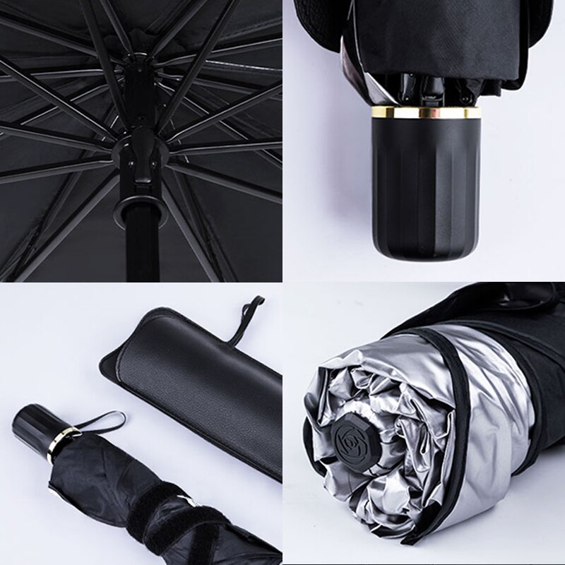 Funda Parasol para coche Interior parabrisas coche verano Parasol de coche cubierta de ventana delantera Parasol UV accesorios protectores
