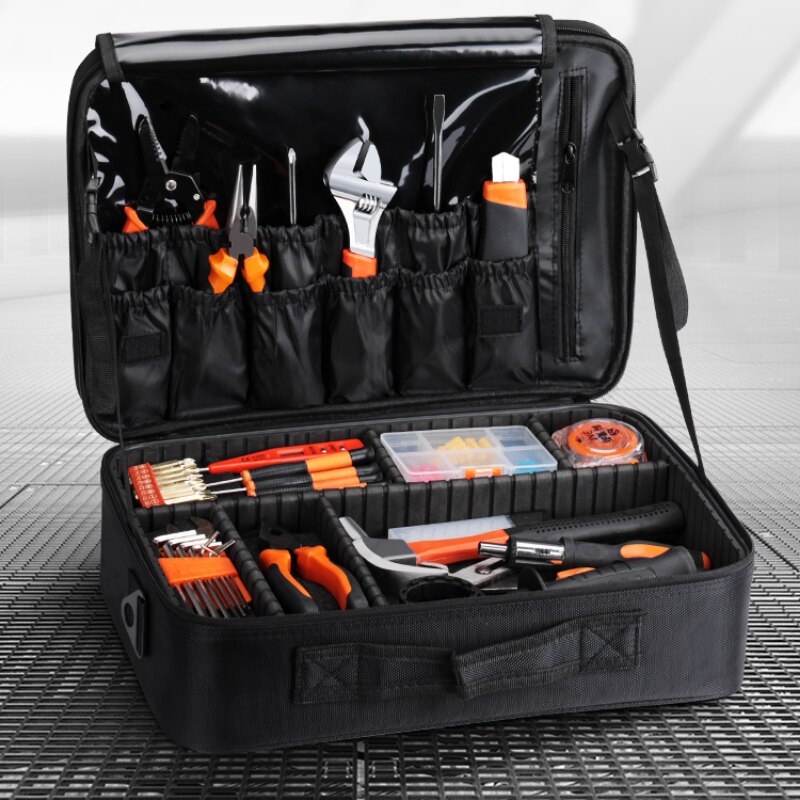 Gereedschap Tas Elektrische Boor Taille Tas Multifunctionele Canvas Verdikking Loodgieter Tool Heuptas Schoudertas Houtbewerking Opslag