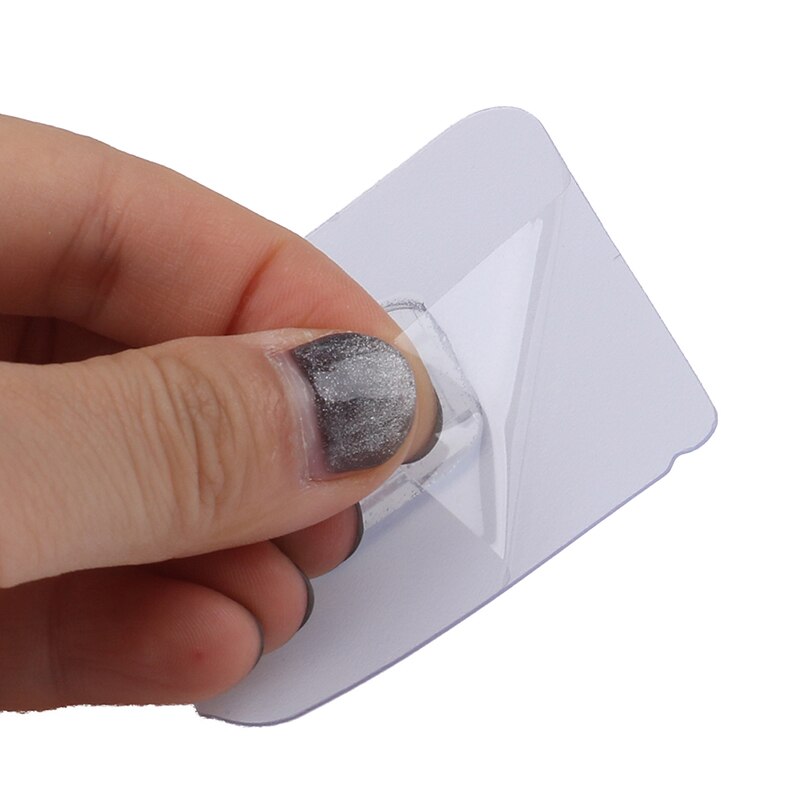 double sided adhesive wall hooks Wall Hanger Transparent Suction Cup Hook Double-Sided Adhesive Wall Hooks