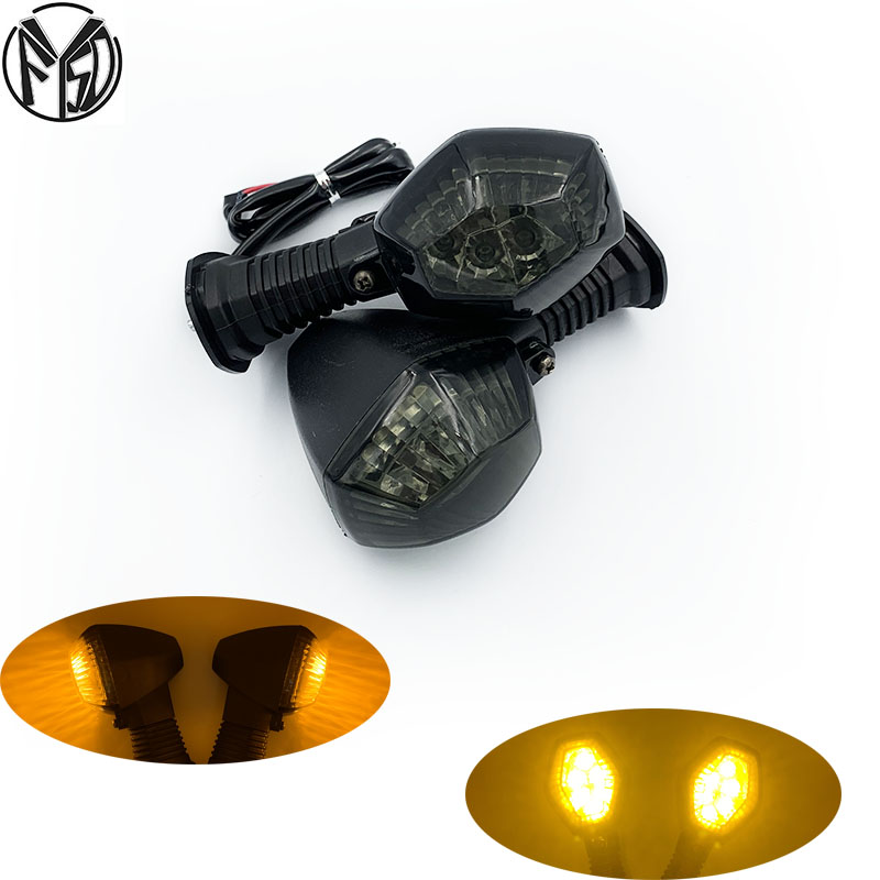 Voorste Richtingaanwijzer Indicator Lamp Voor Suzuki Dl 1000 /650 V-Strom DL650 DL1000 Vstrom 2004 Links Rechts Lichten: Smoke LED 1