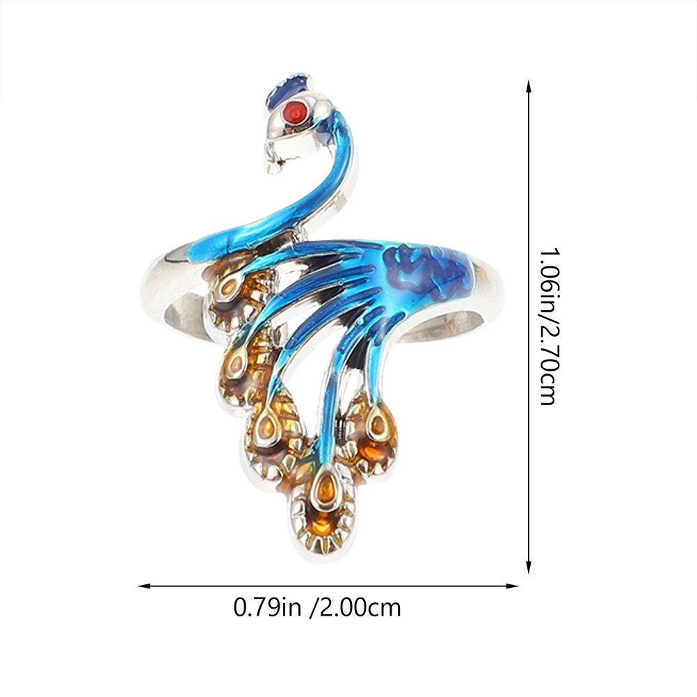 5pcs Knitting Loop Rings Multi-purpose Rings Practical Crochet Rings