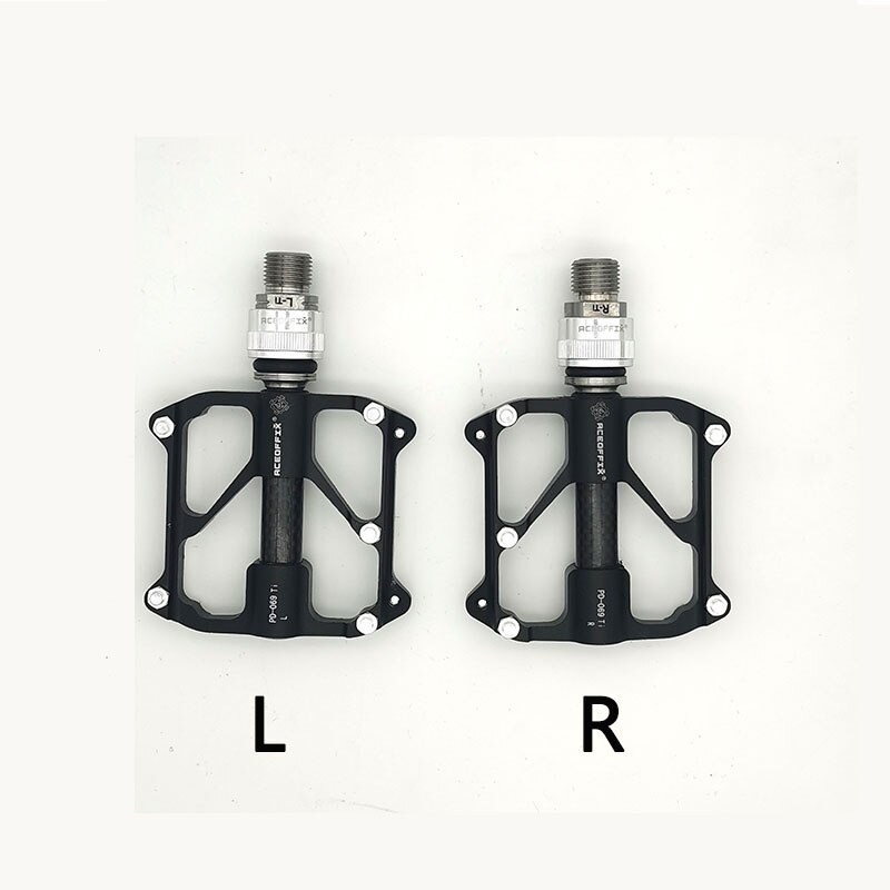 Aceoffix – pédale de vélo pliable MKS pour Brompton, axe Ti 3, roulement en alliage de titane, dégagement rapide, 412