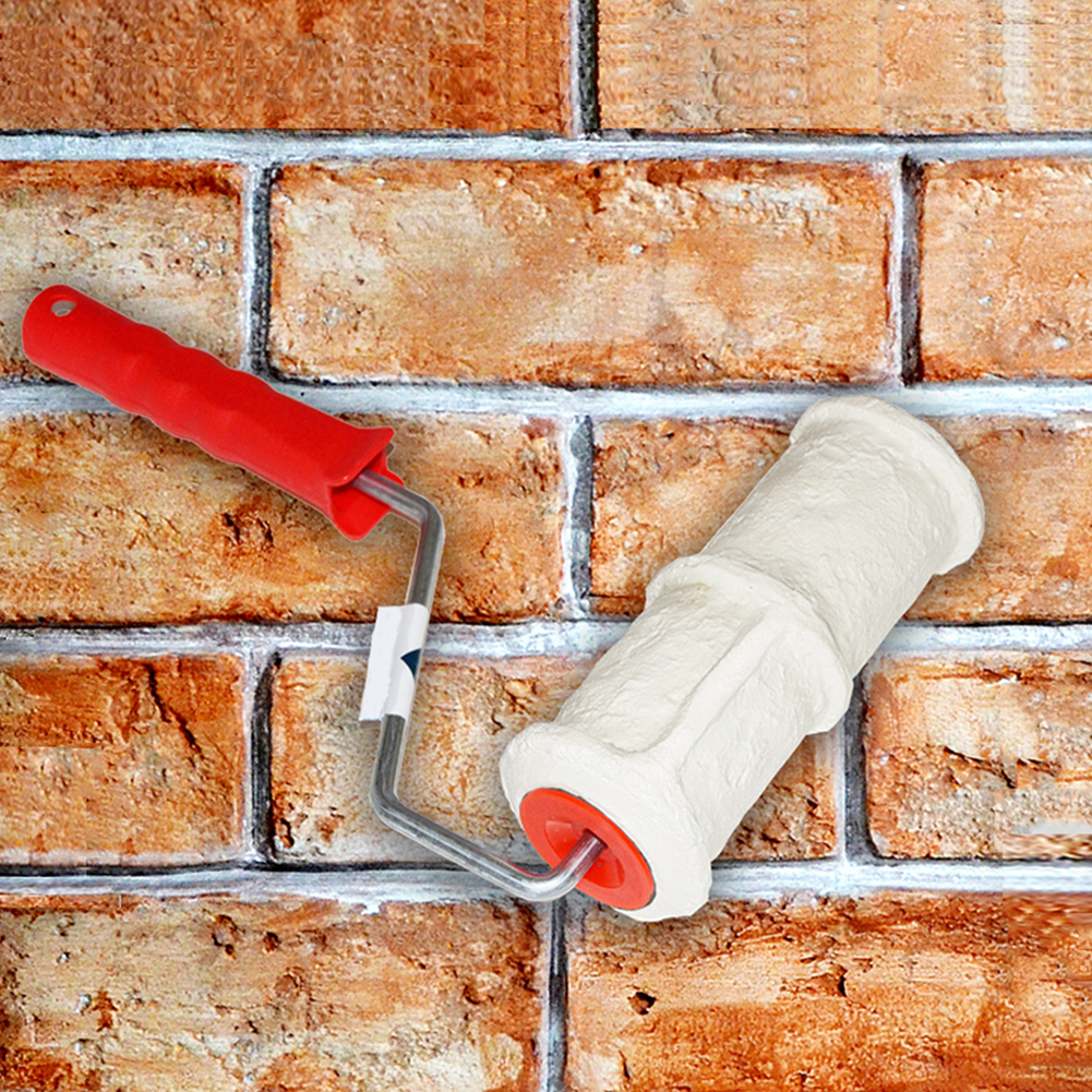 Brick Pattern Paint Roller Household Wall Decoration Brush Environmental Protection Tool Art Paint Texture Rolling Flower Roll