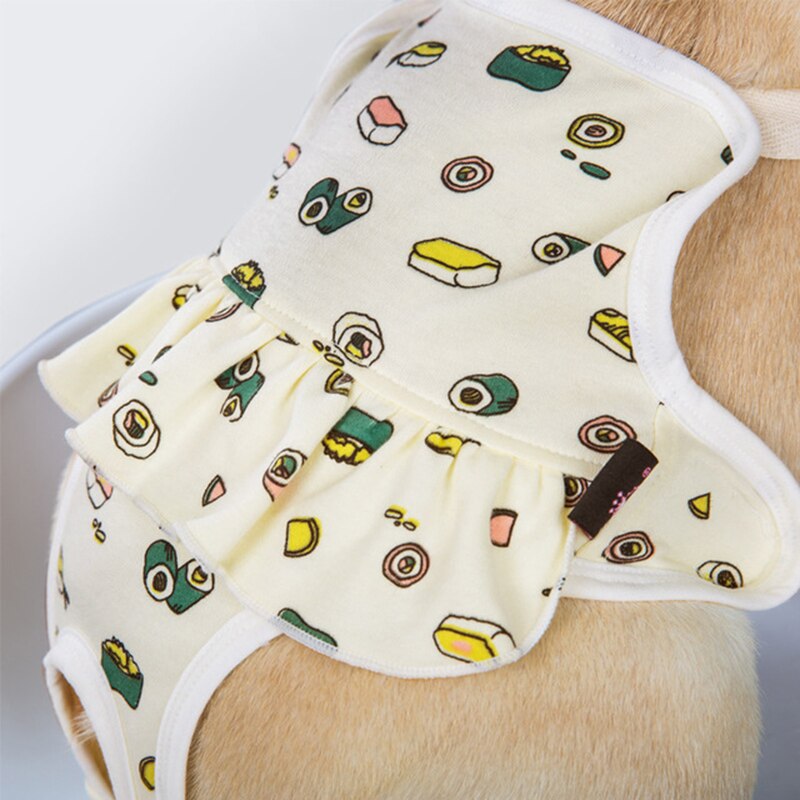 Hond Fysiologische Broek Luier Cartoon Afdrukken Katoen Vrouwelijke Honden Slipje Shorts Voor Vrouw Hond Sanitair Ondergoed Slips