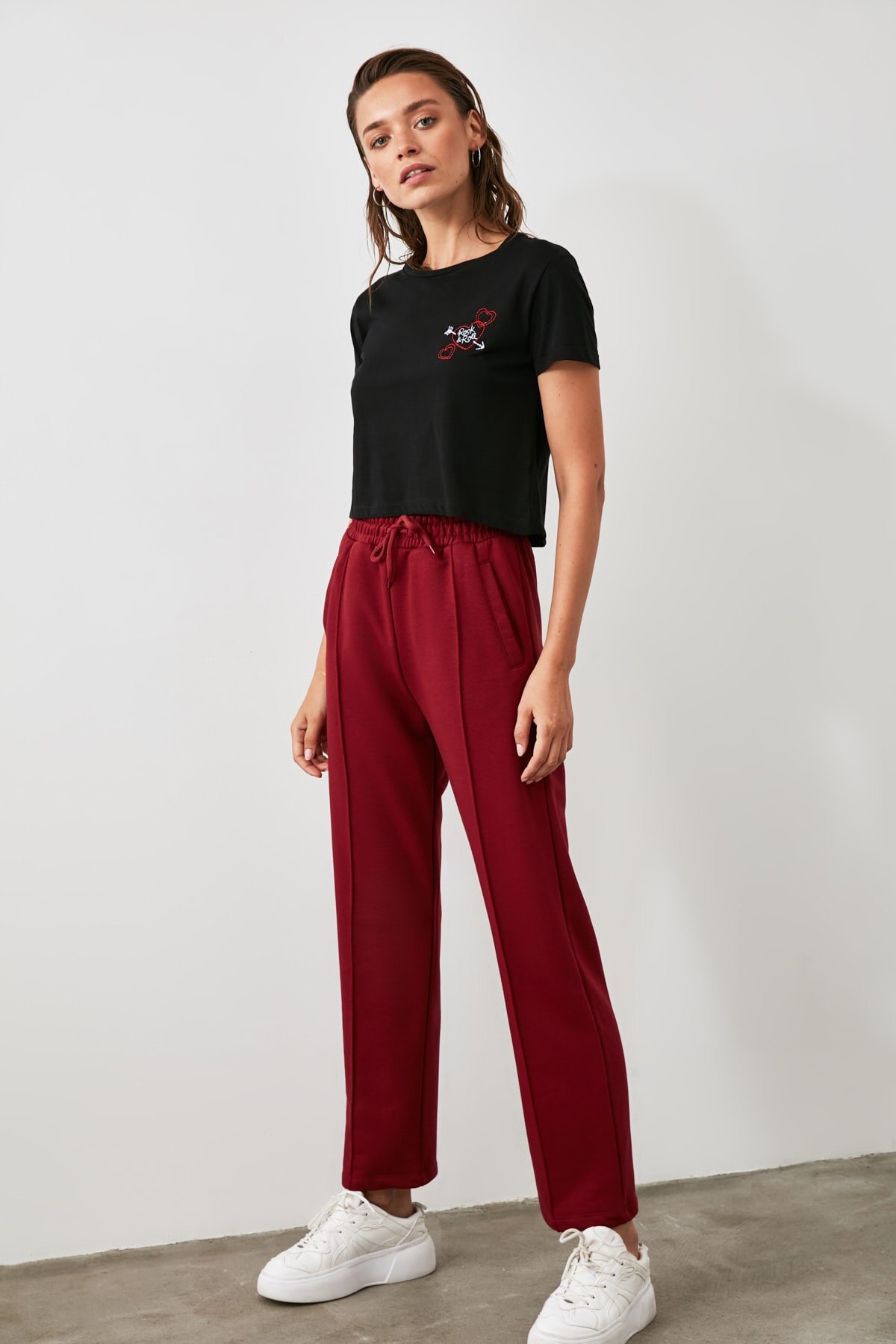 Trendyol com nervuras malhas twoaw21ea0162: M